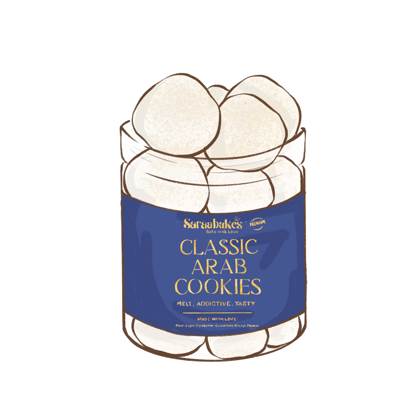 CLASSIC ARAB COOKIES 300G (PRE-ORDER RAYA)