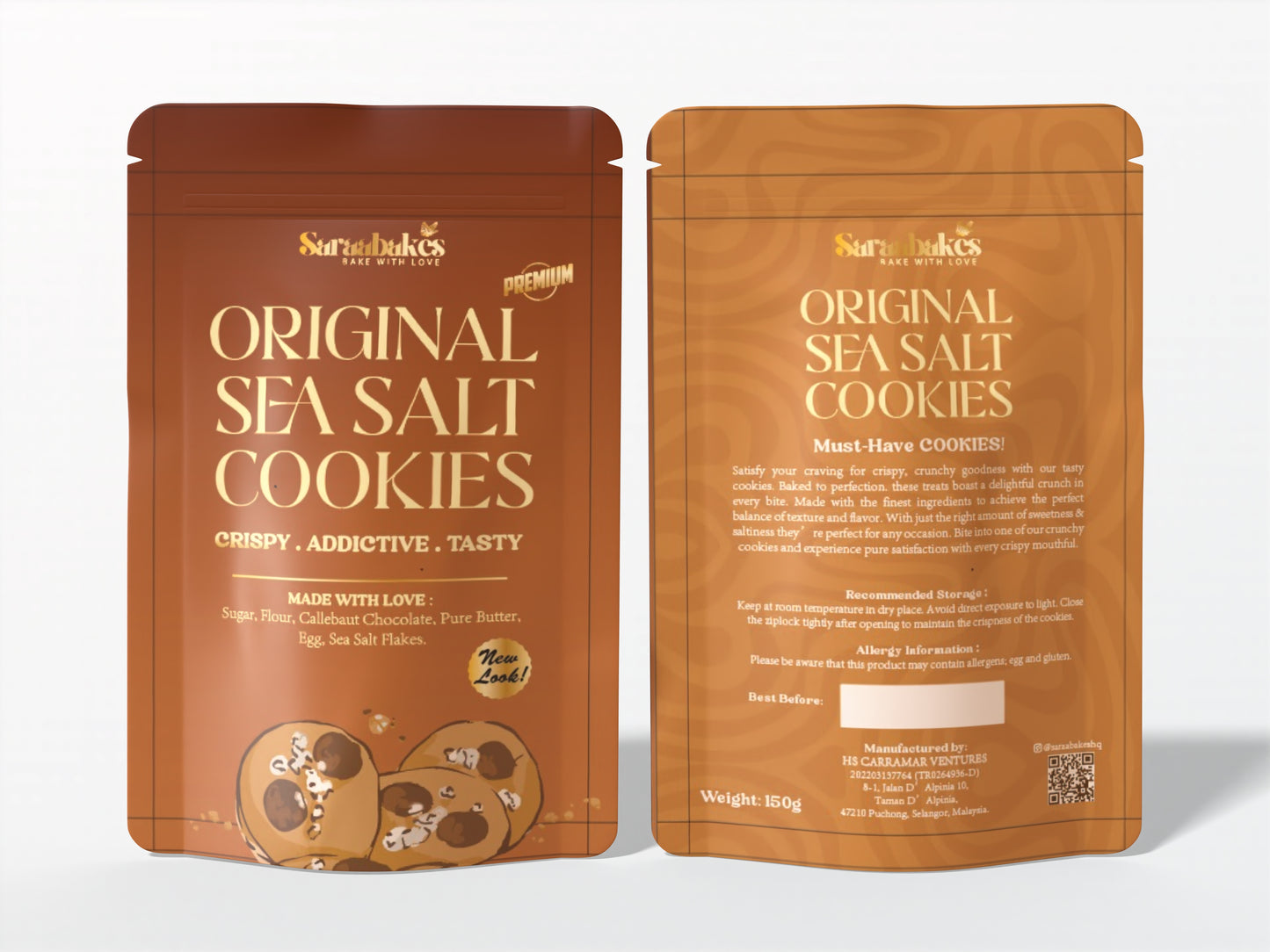 (COMBO) ORIGINAL SEASALT COOKIES POUCH