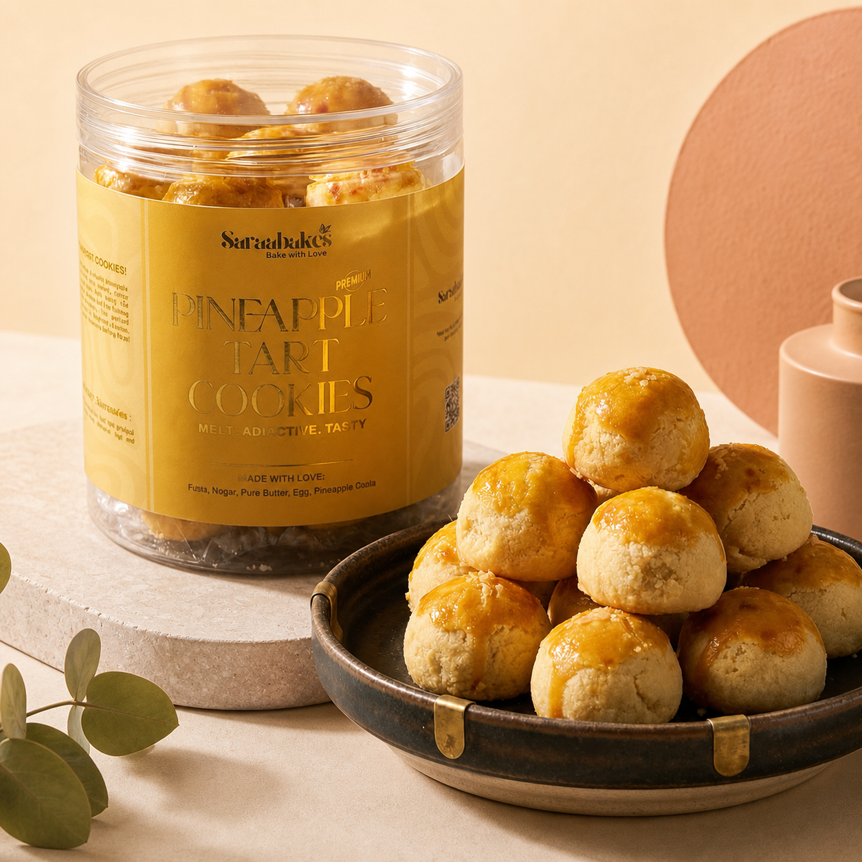 PINEAPPLE TART COOKIES 400G