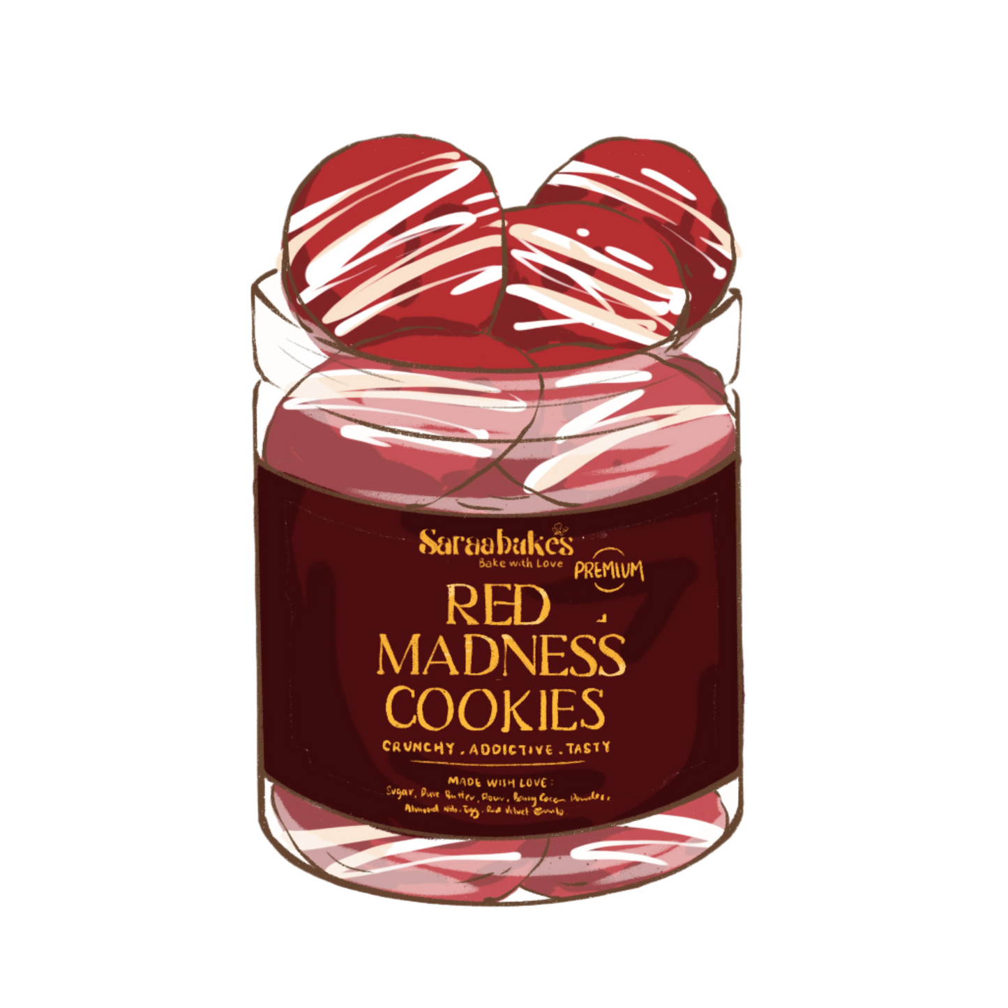 RED MADNESS COOKIES