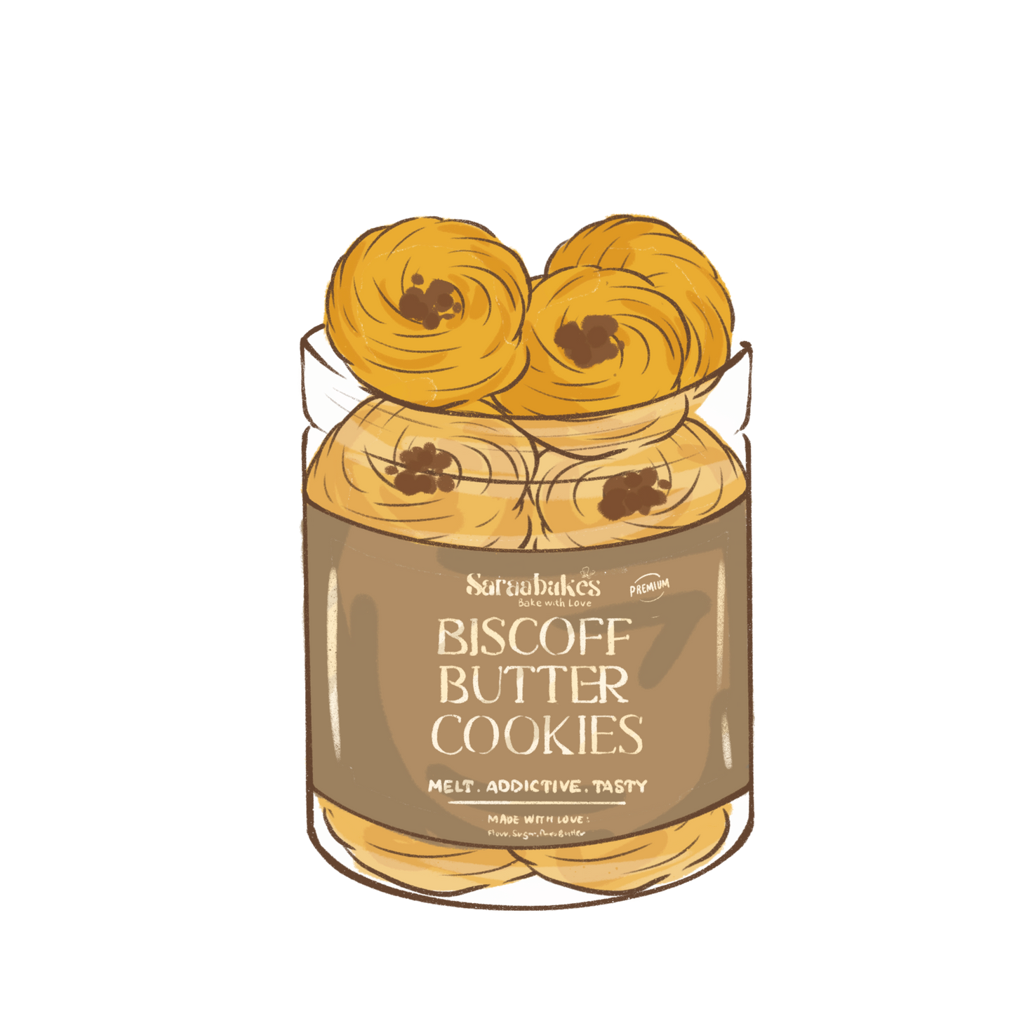 BISCOFF BUTTER COOKIES 300G
