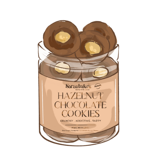 HAZELNUT CHOCOLATE COOKIES 350G