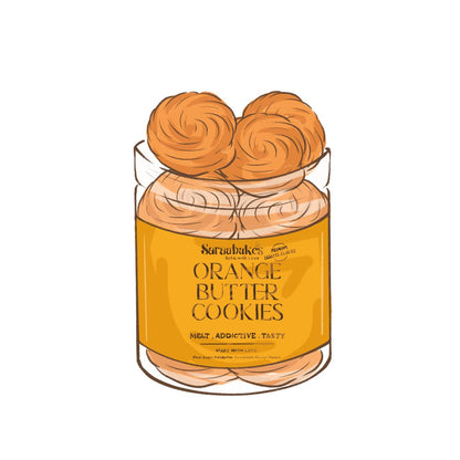 ORANGE BUTTER COOKIES 300G